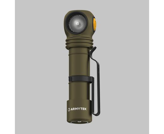Armytek Latarka czołowa i kątowa Wizard C2 Pro Olive White - 2500 lumenów (F08701CO) T
