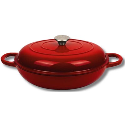 Garnek żeliwny HAGE DQ30-red 3L