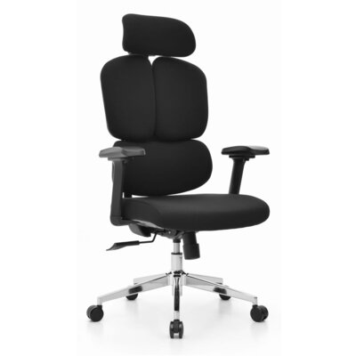 HELL'S CHAIR Fotel biurowy HC-1053 Czarny