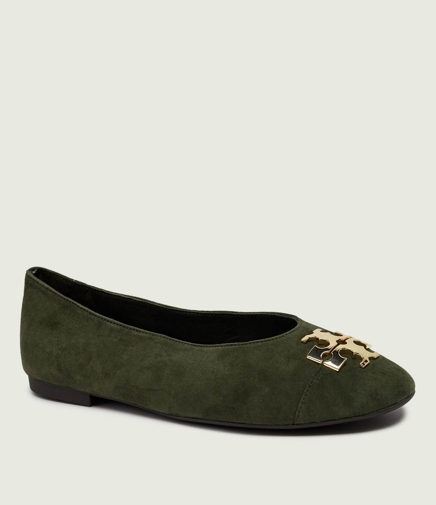TORY BURCH Baleriny Charlie zamsz