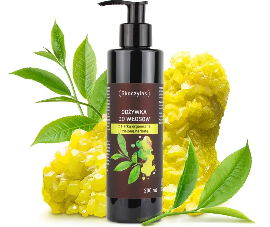 ODŻYWKA do włosów z siarką organiczną i zieloną herbatą - 200 ml