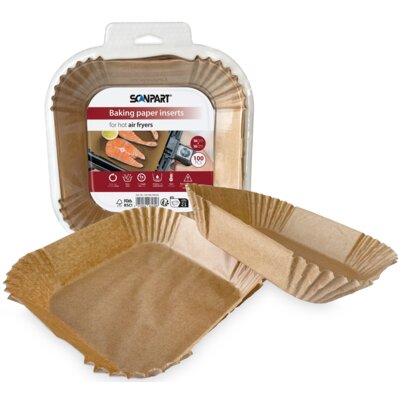 Papier do Air Fryer SCANPART 16 x 16 cm (100 sztuk)