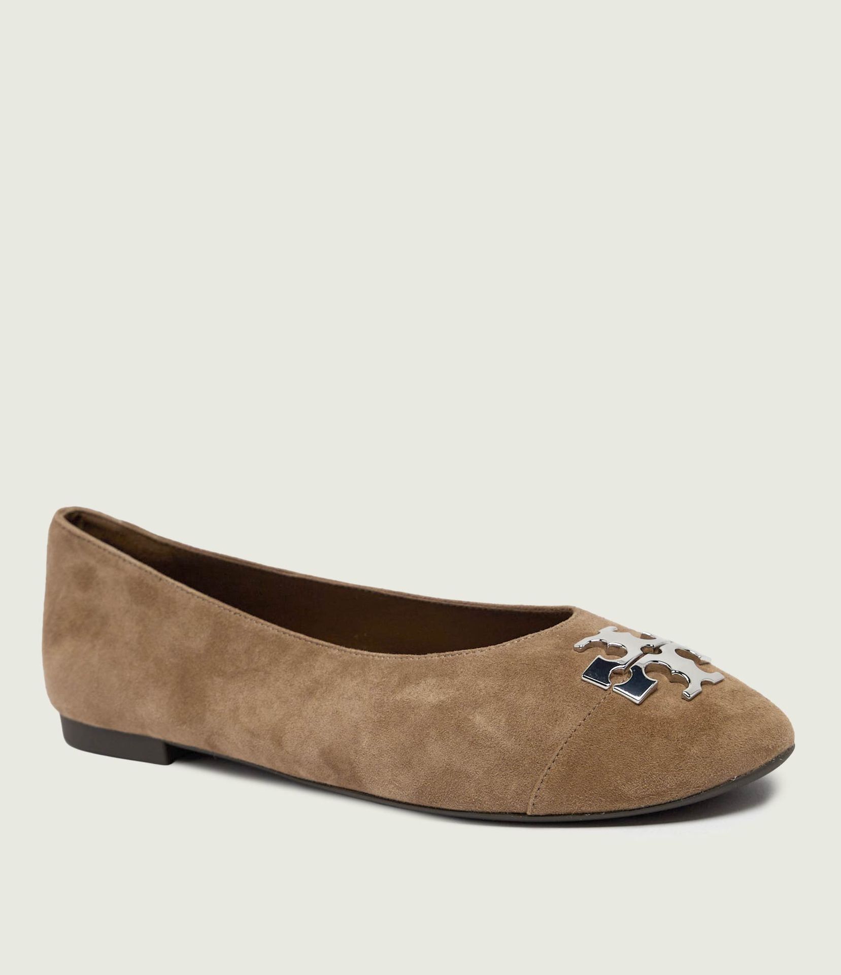 TORY BURCH Baleriny Charlie zamsz