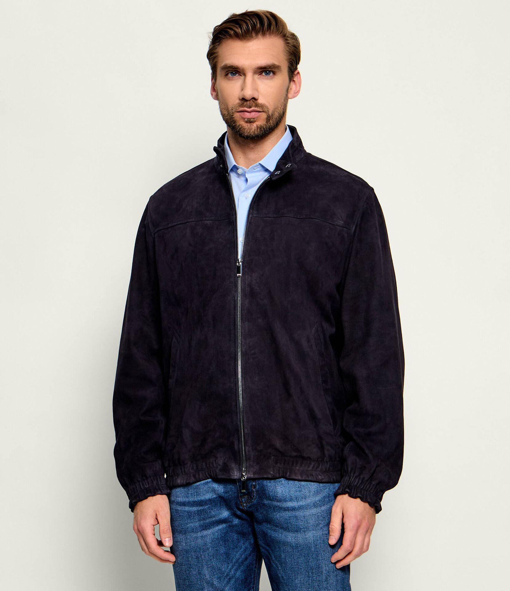 Tommy Hilfiger Kurtka bomber Regular Fit zamsz