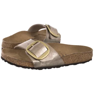 Klapki Madrid Big Buckle Graceful Taupe 1016236 Eco Leather (BK401-a) Birkenstock