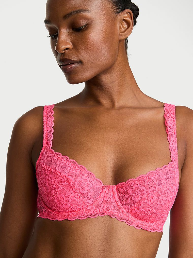 Victoria's Secret Biustonosz nieusztywniany balkonetka koronkowy