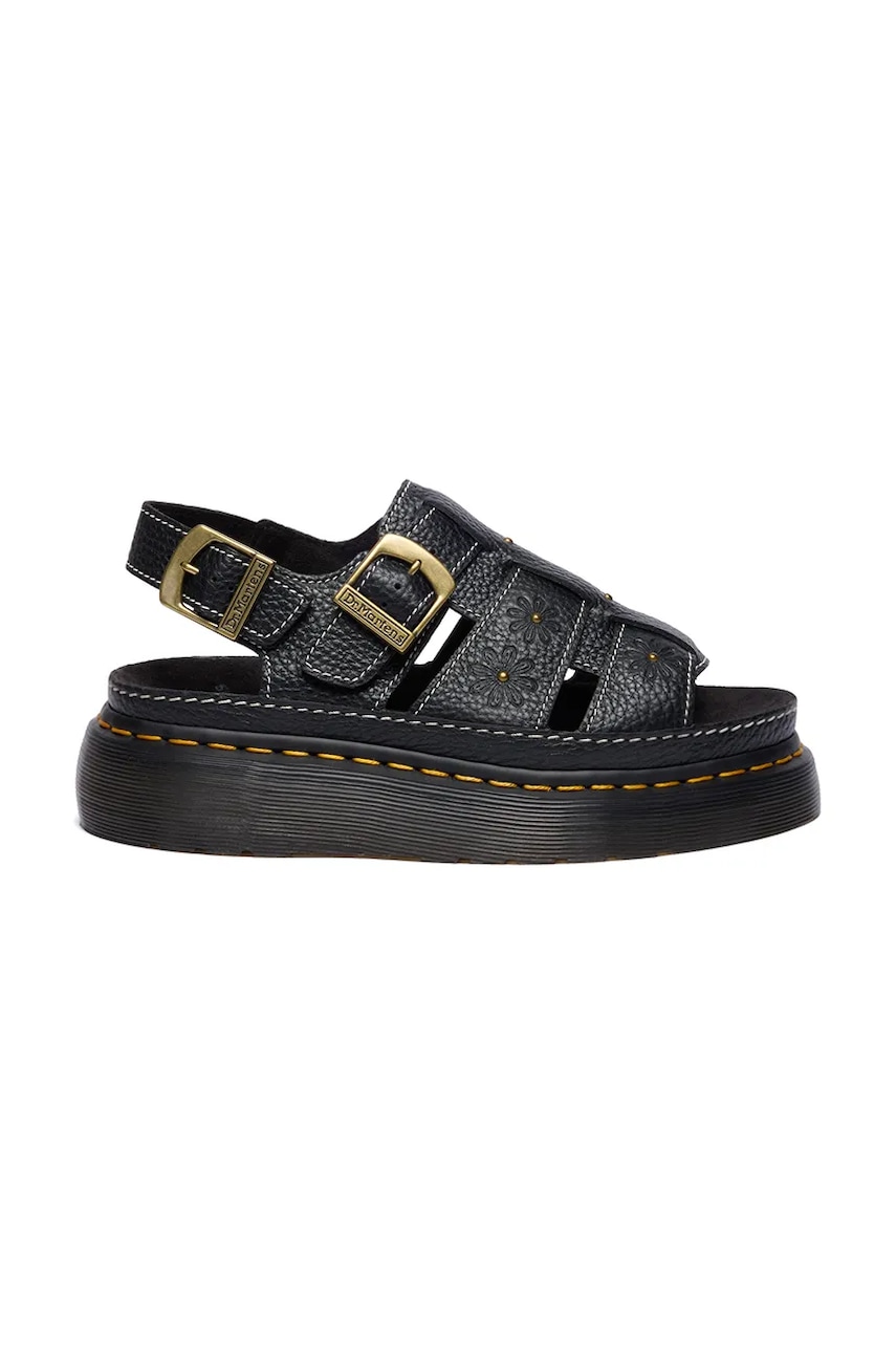 Dr. Martens Wrenlie sandały na platformie damskie skórzane