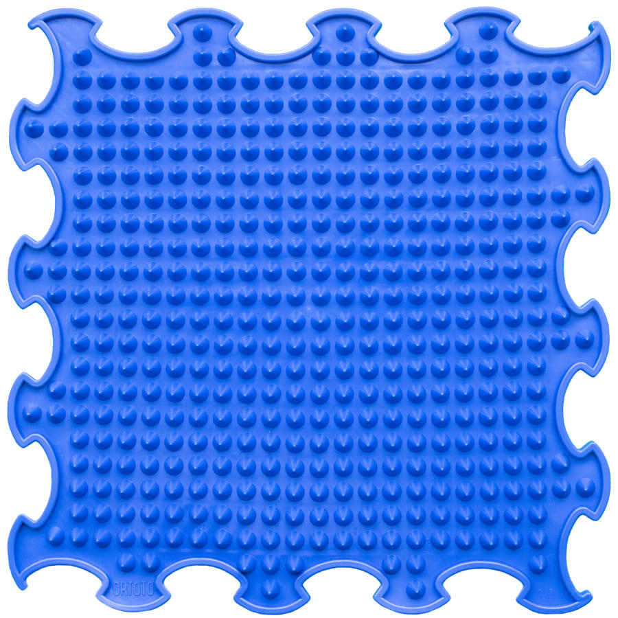 Małpiszon, mata sensoryczna Kolce twardy (stiff) 1 szt - niebieski
