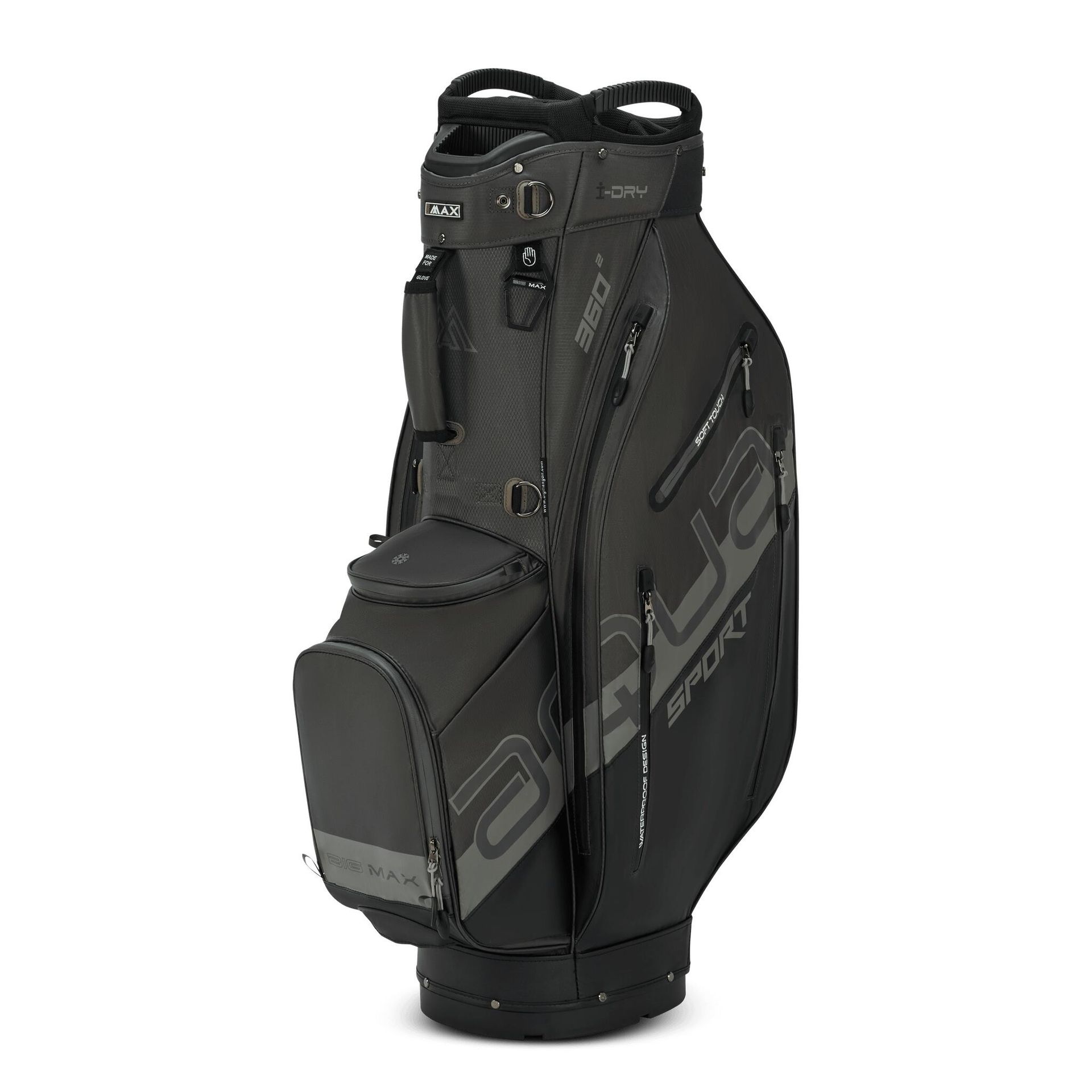 Torba golfowa typu cart bag Big Max Aqua Sport 360² Black/Charcoal/Grey