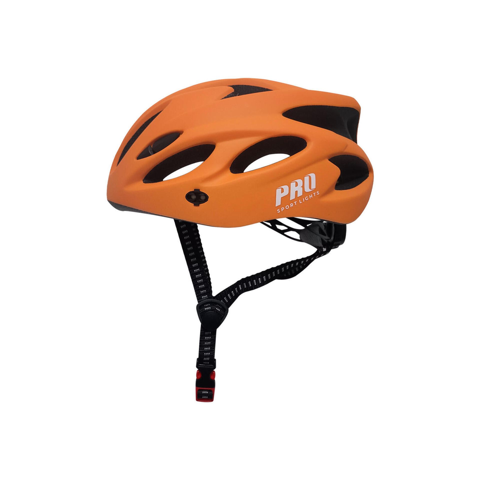 Kask rowerowy dla dorosłych, męski, damski - pomarańczowy