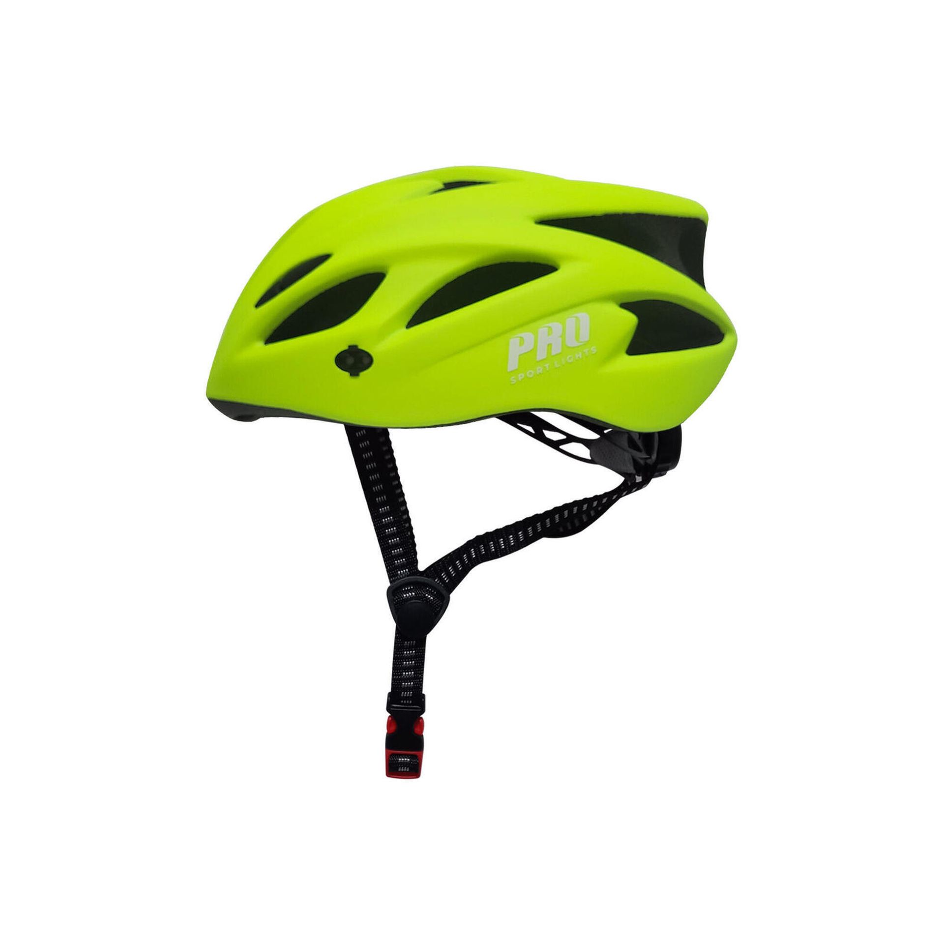 Kask rowerowy damski/męski dla dorosłych, jaskrawy żółto-zielony