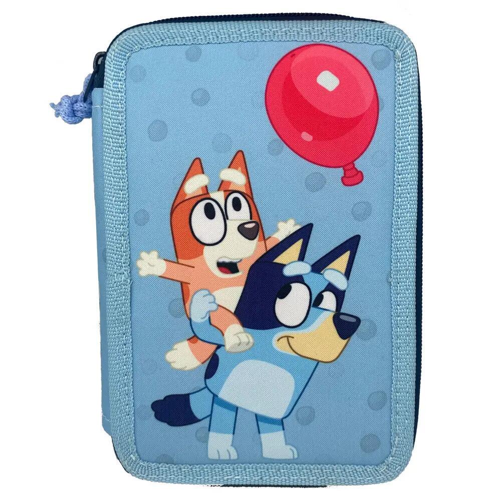 Piórnik 2-komorowy z wyposażeniem Bluey 48208516