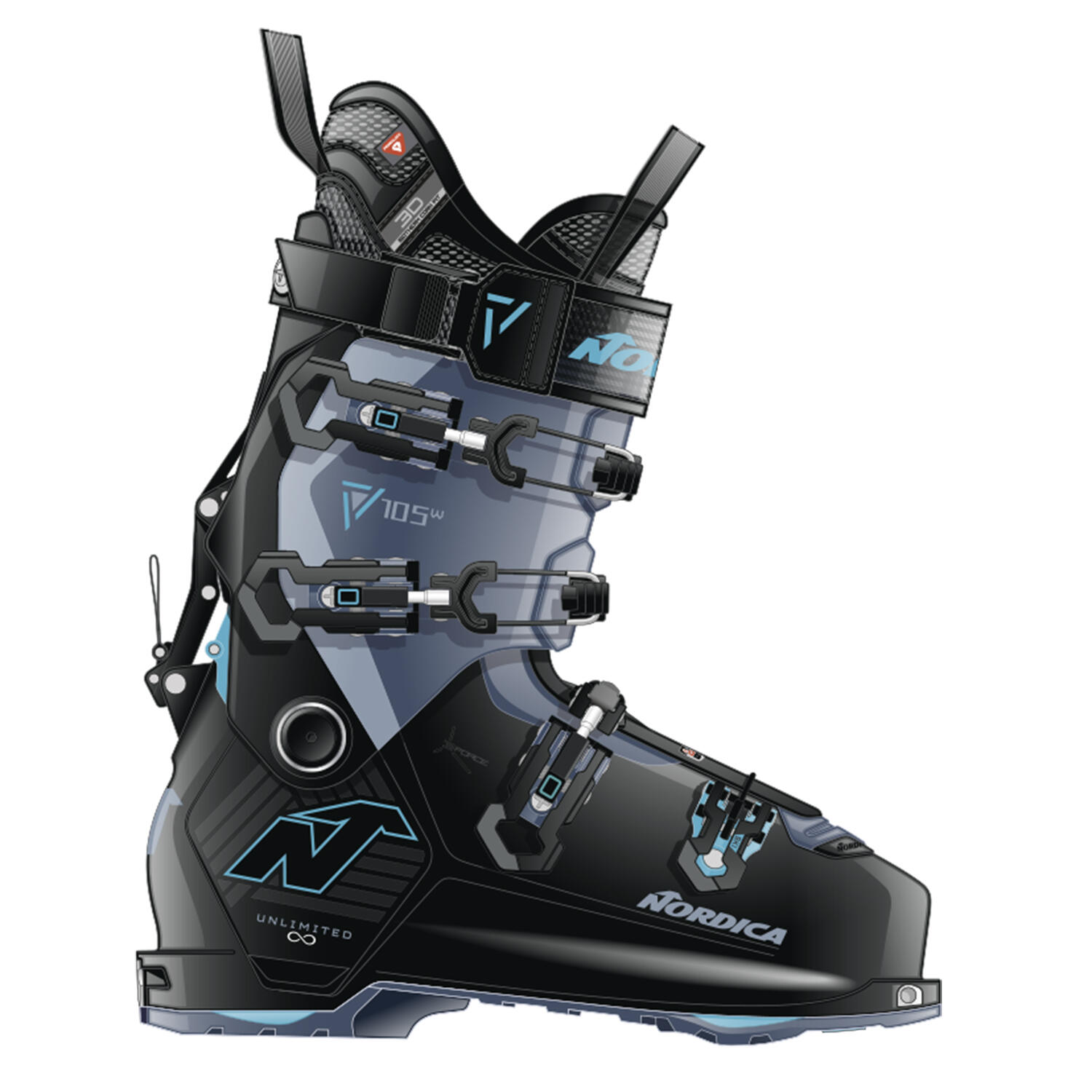 Buty narciarskie Nordica Unlimited 105 W DYN