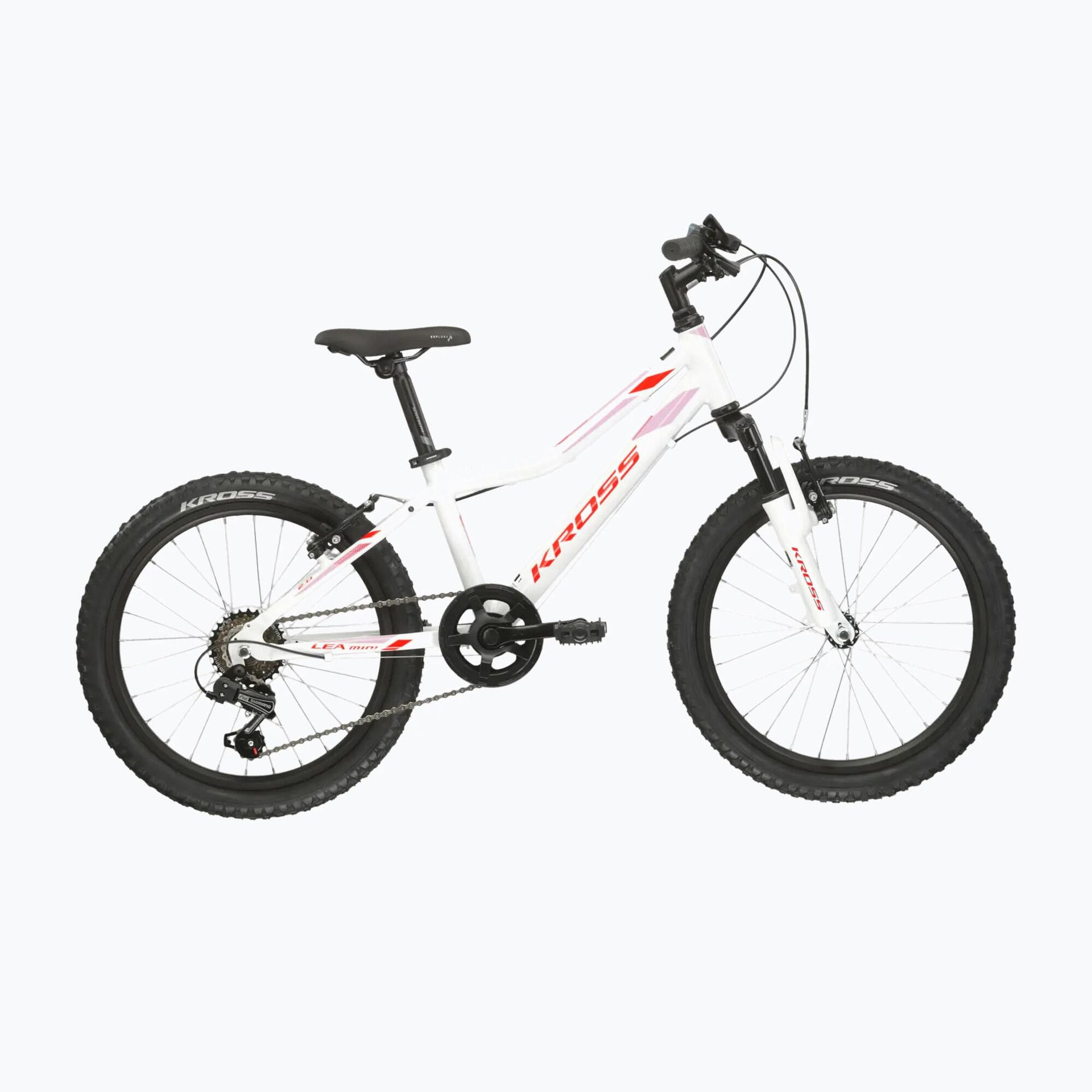 Kross Lea Mini 2.0 20 cali Biało-czerwono-różowy 2023