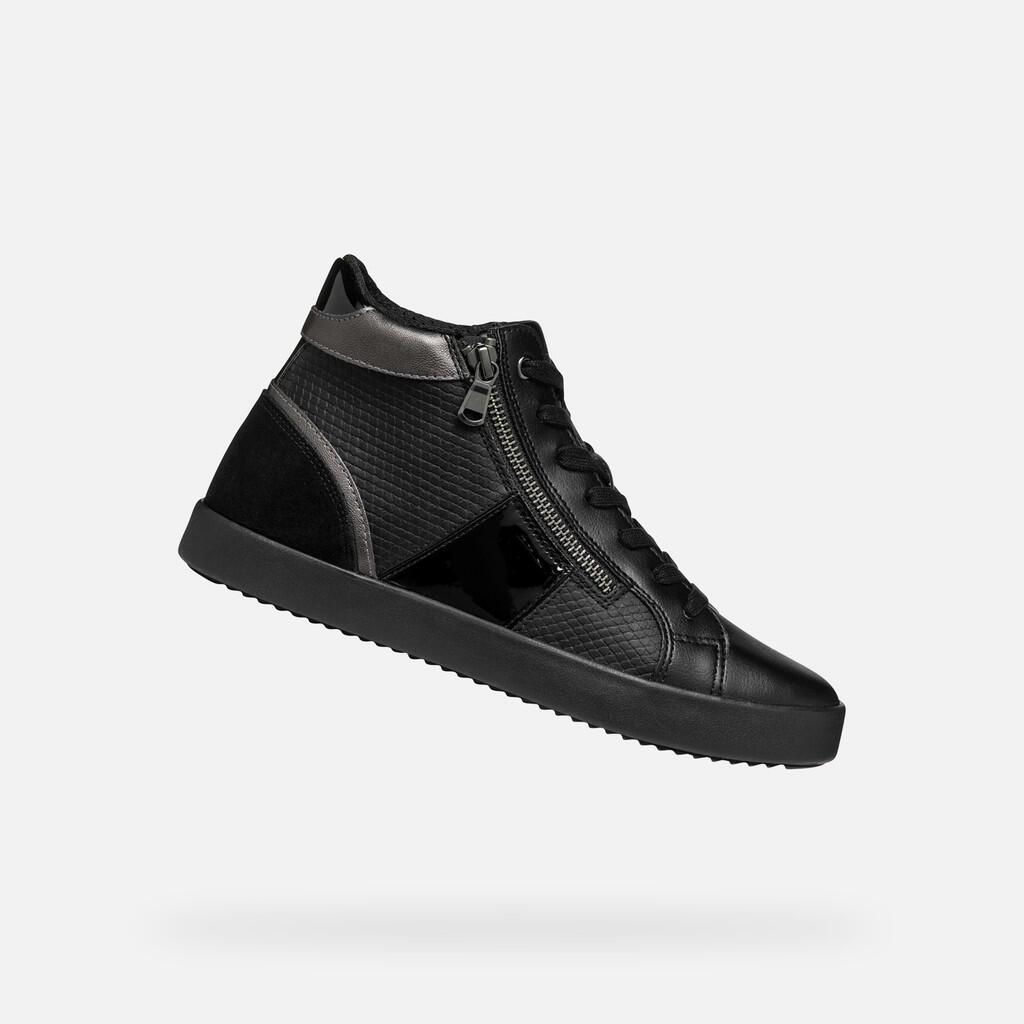 Baskets Femme Baskets Geox D BLOMIEE Noir Noir Geox