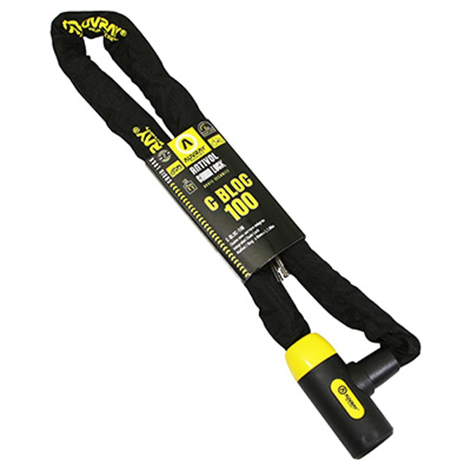 Łańcuch z zamkiem - długość 100cm, średnica 8mm AUVRAY C-BLOC 100
