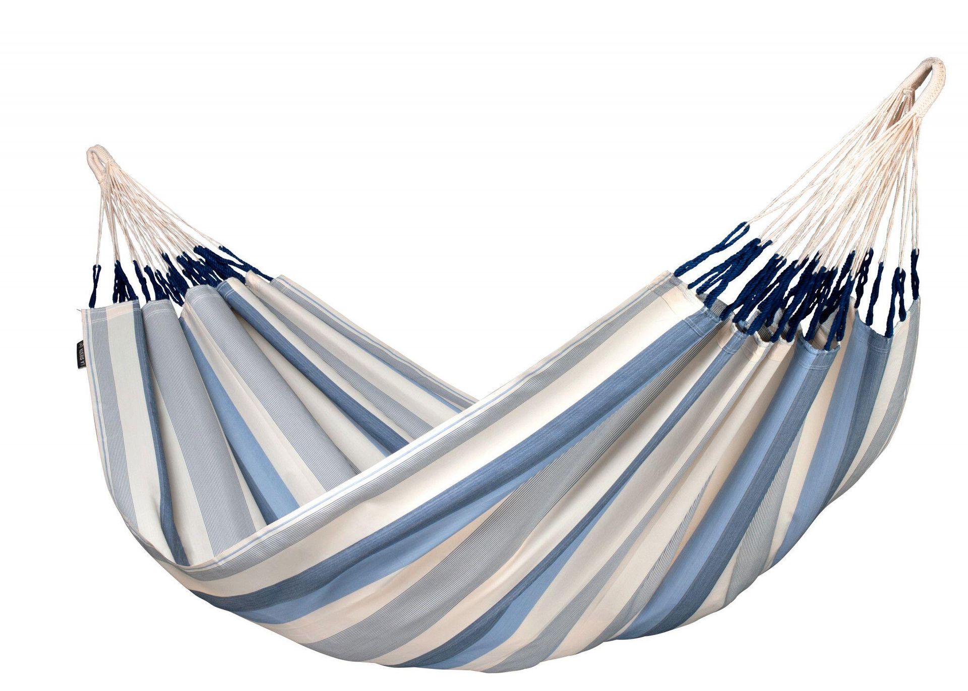 La Siesta Hamak dwuosobowy Brisa, niebiesko-biały, 230x160 cm