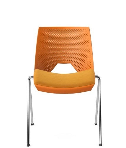 Intar Seating Krzesło konferencyjne STRIKE z tapicerowanym siedziskiem