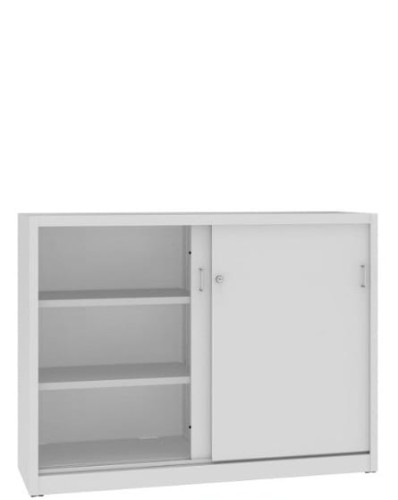 Malow Szafa biurowa metalowa SBM 111 z drzwiami przesuwnymi