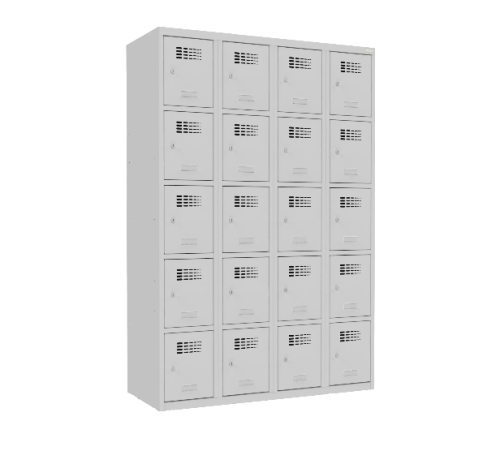 Malow SUS 345 W - Szafa z pięcioma schowkami w pionie, w 4 kolumnach 1200