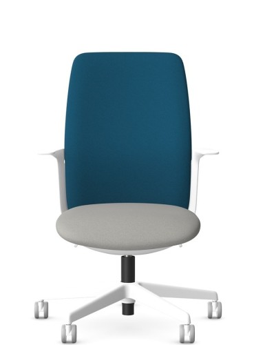 Intar Seating Designerskie białe Krzesło biurowe LEVITA White