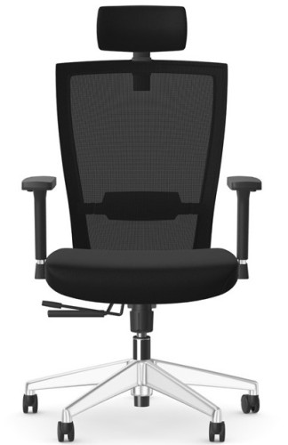 Intar Seating Czarny ergonomiczny Fotel biurowy MARINA