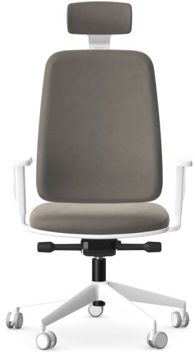 Intar Seating Fotel biurowy TIME White Oparcie Tapicerowane