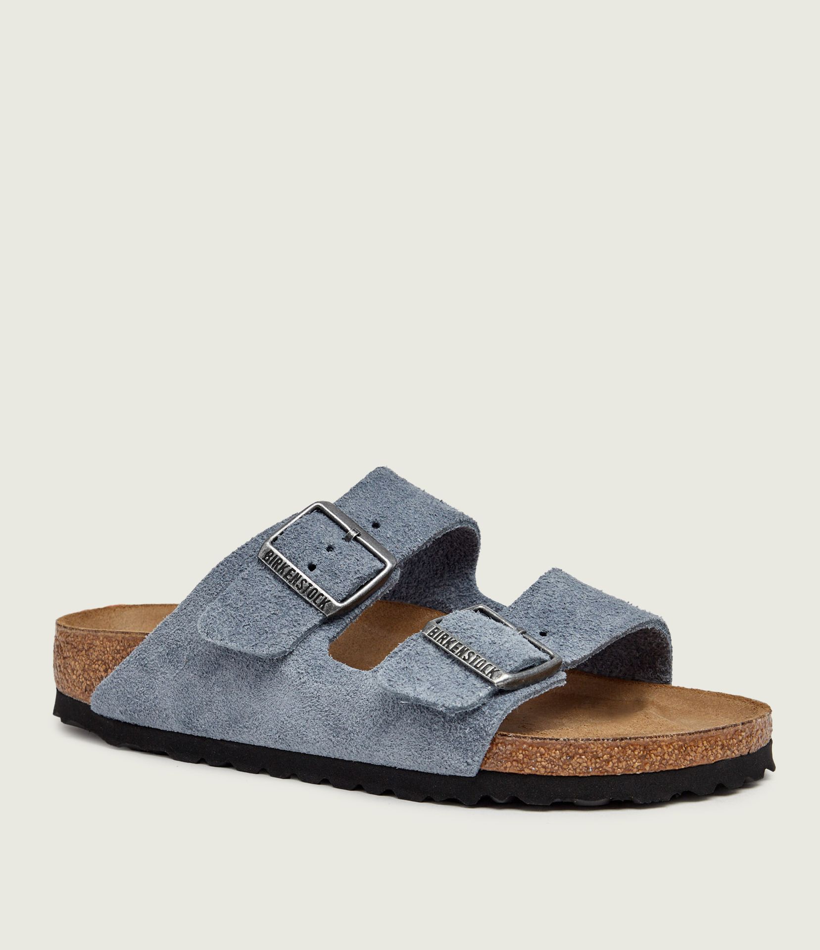 Birkenstock Klapki Arizona narrow fit zamsz