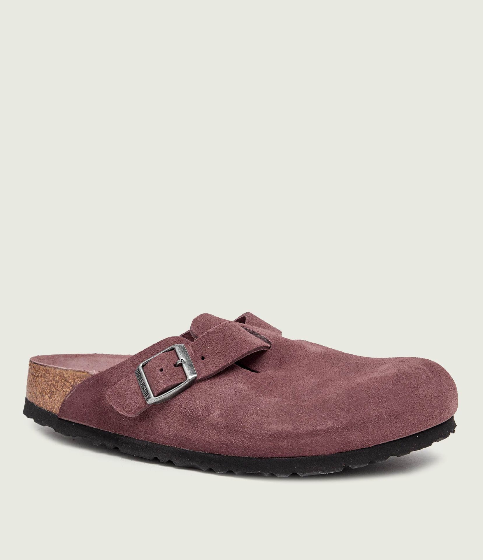 Birkenstock Mule Boston zamsz narrow fit