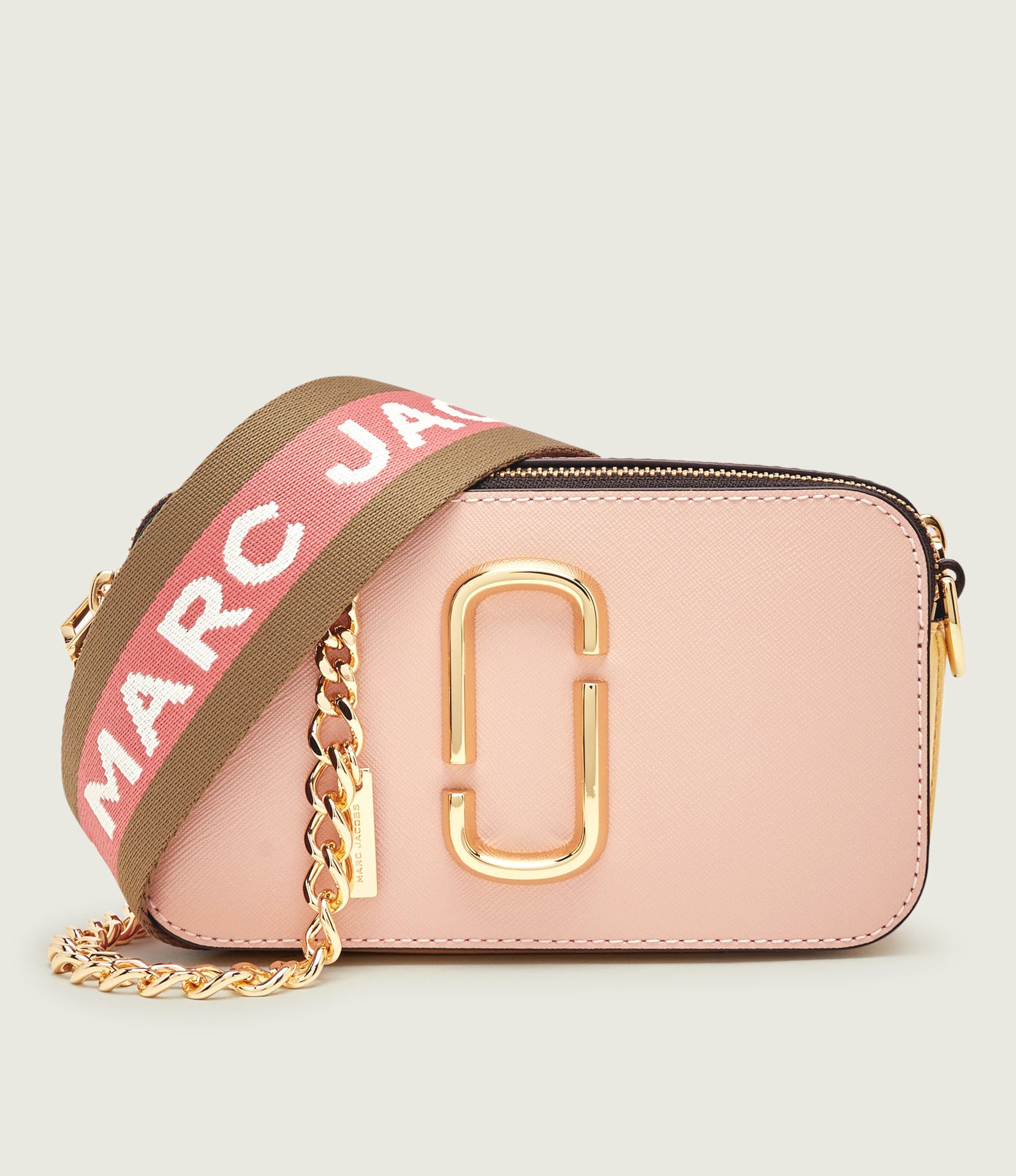 Marc Jacobs Skórzana listonoszka The Colorblock Chain Snapshot