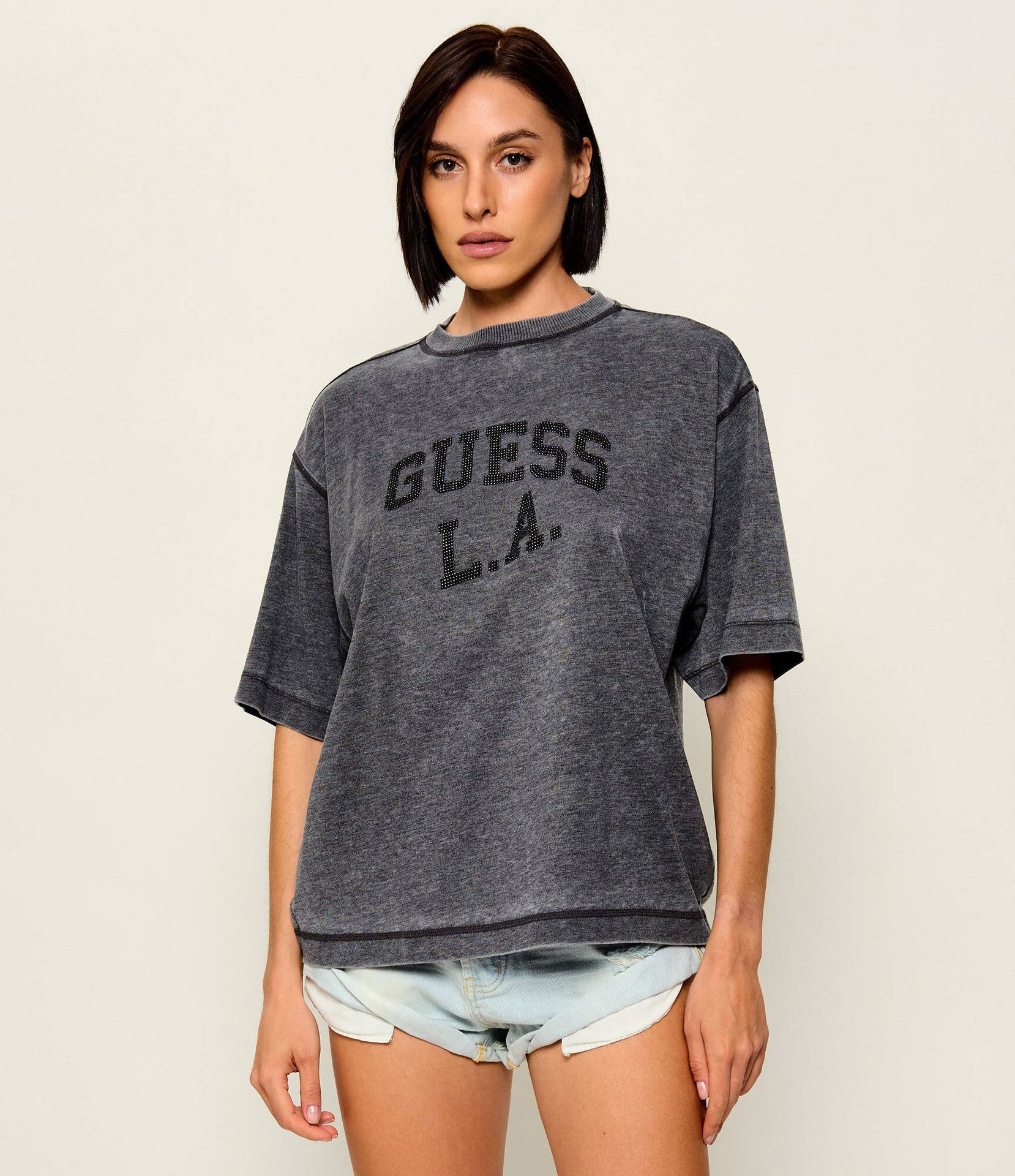 GUESS T-shirt Burnout Oversize fit