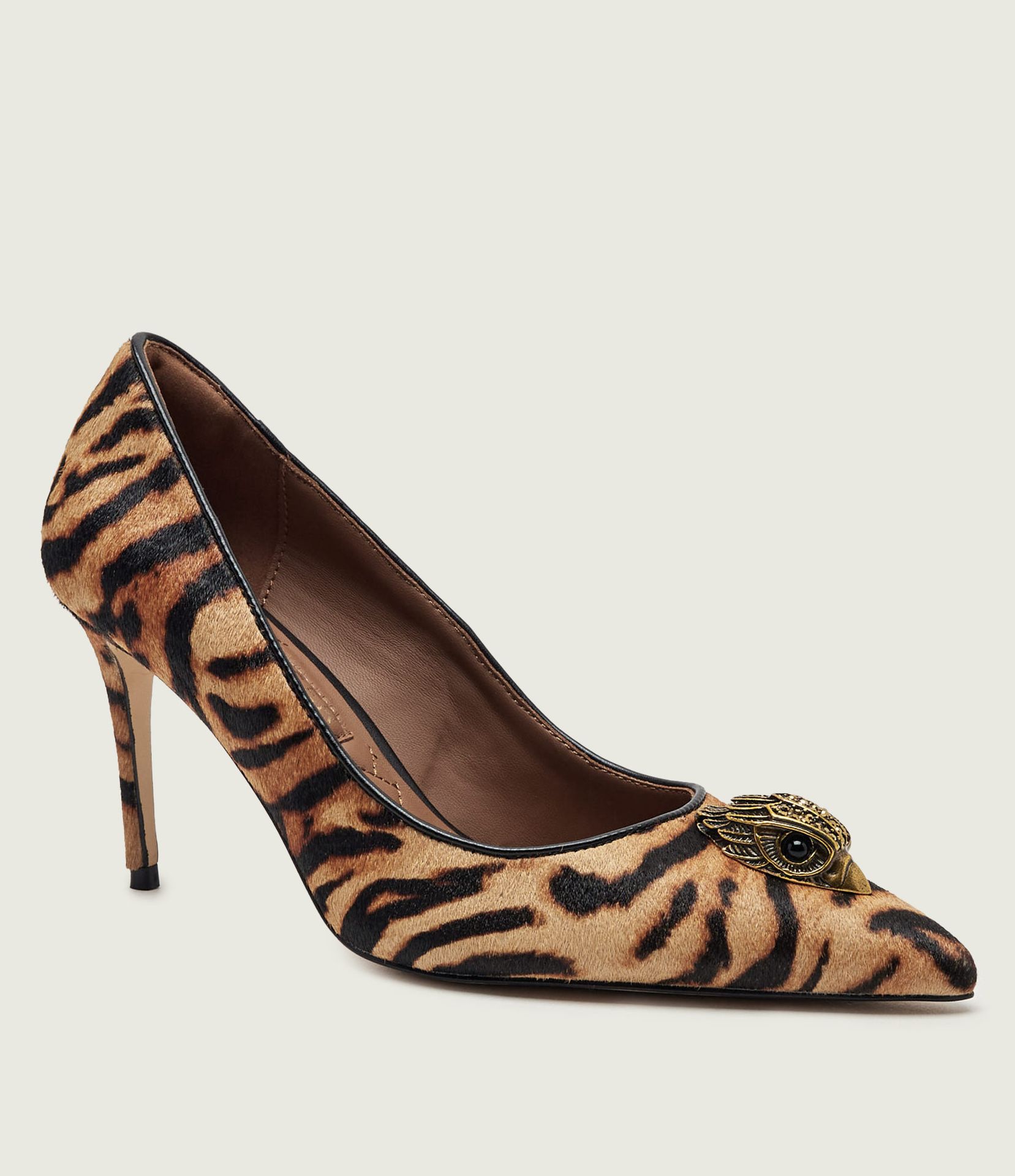 Kurt Geiger Skórzane szpilki Belgravia Eagle Court