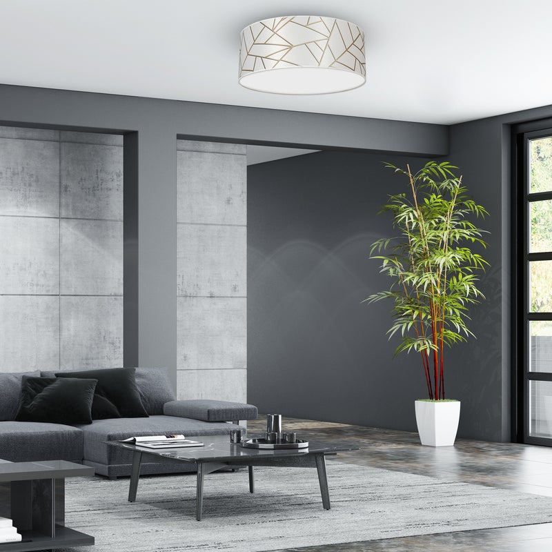 Lampa sufitowa Ziggy biały 2 x E27 Milagro