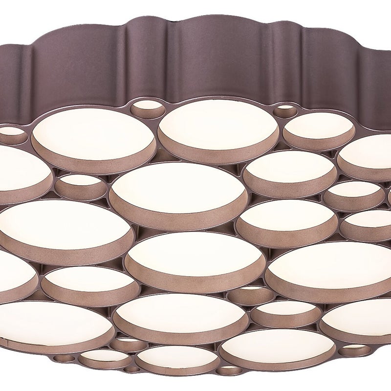 Plafon Andela okrągły brązowy LED 48W 4000K 2956lm wym: 9 x 50 cm IP20 metal Rabalux