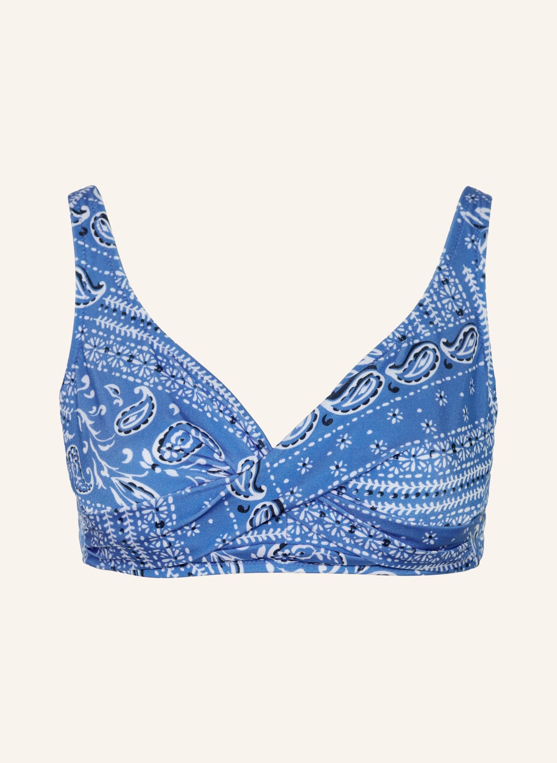 Lidea Góra Od Bikini Z Fiszbinami Bandana blau