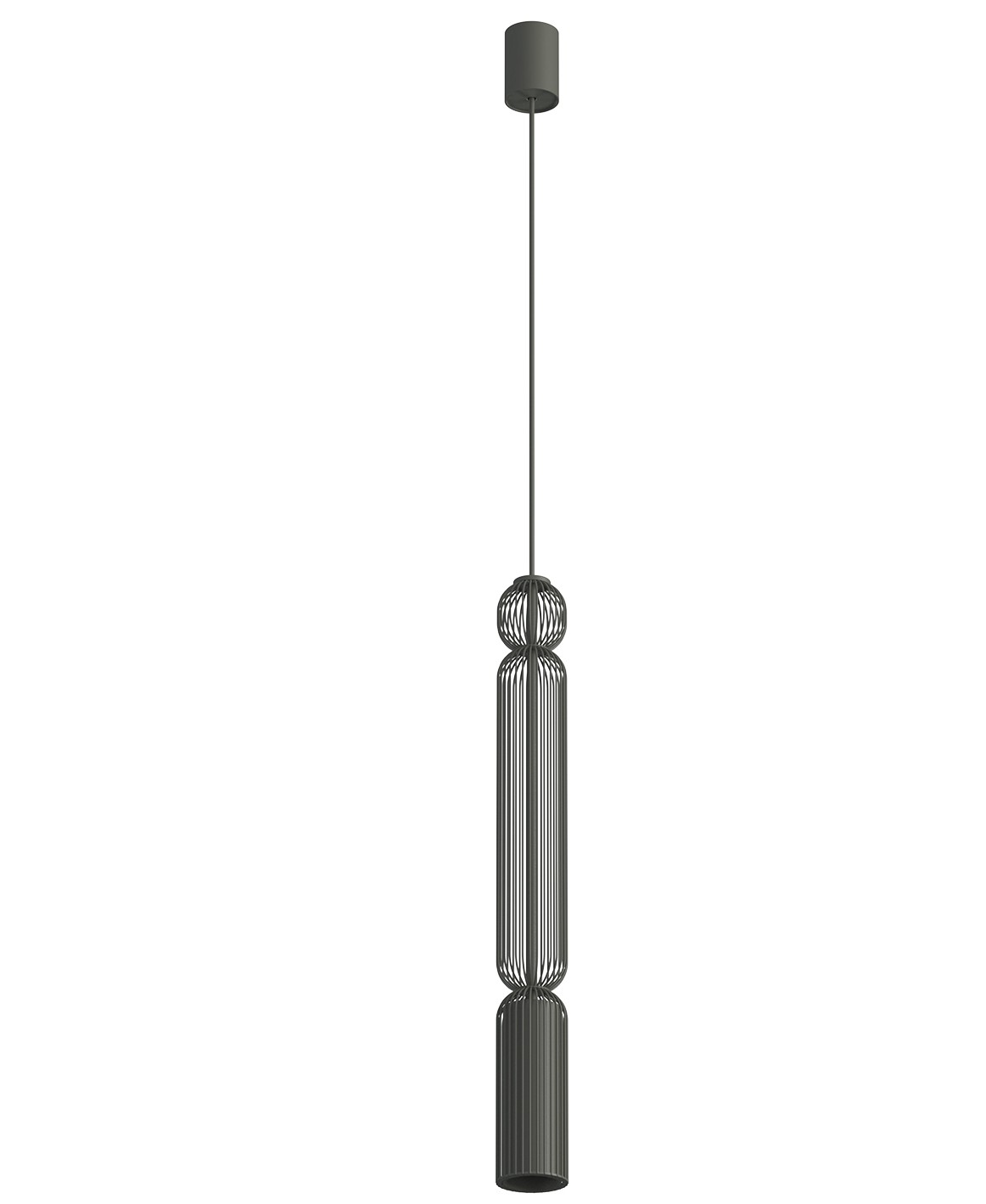 Lampa wisząca SINGLES A GU10 - szary