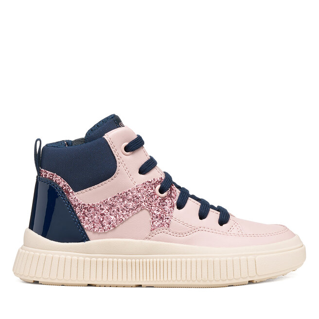Sneakersy Geox J Laquinny Girl J66M3D 05402 C8WF4 S Różowy jasny