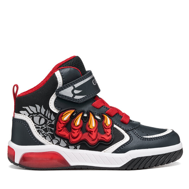 Sneakersy Geox J Inek Boy J669CA 1454 C0735 D Granatowy