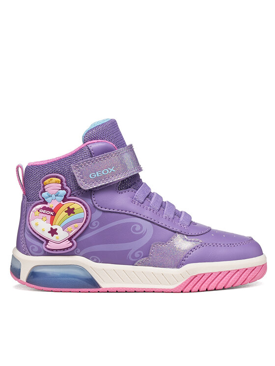 Geox Sneakersy J Inek Girl J56ASA 0BCKC C8371 S Fioletowy