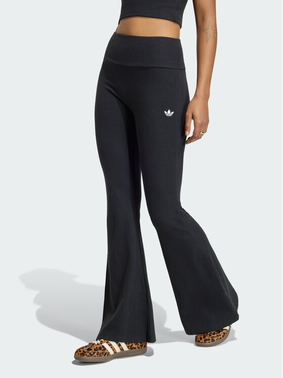 adidas Legginsy Essentials KR3600 Czarny Flared Leg