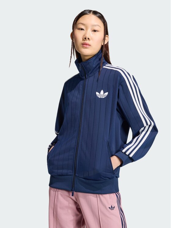 adidas Kurtka przejściowa 164771 Niebieski jasny Loose Fit