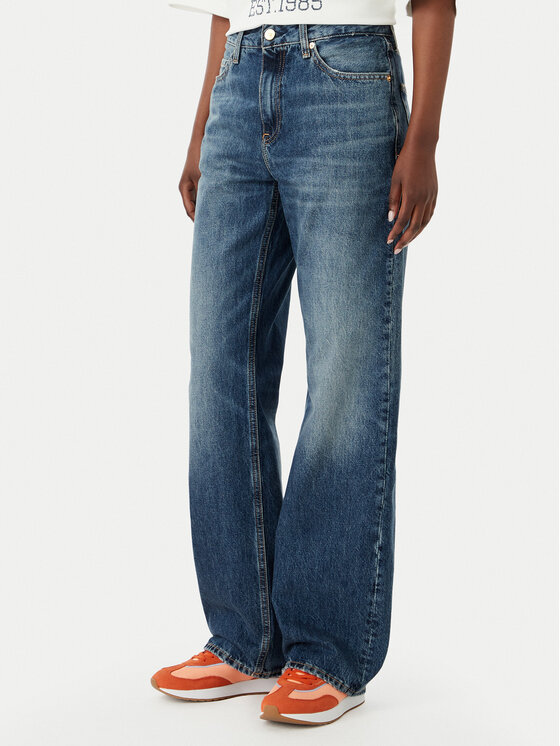 Tommy Hilfiger Jeansy WW0WW50963 Niebieski Straight Fit
