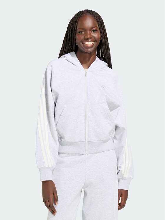adidas Bluza 164809 Szary Loose Fit
