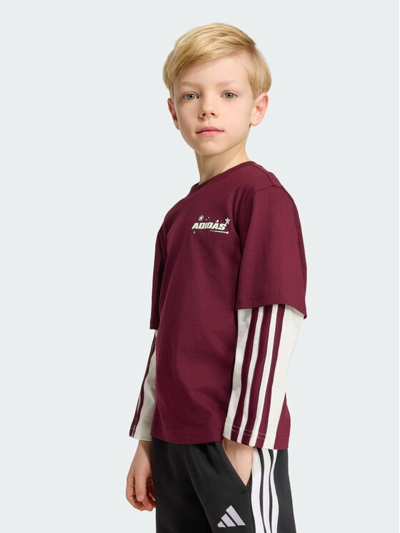 adidas Bluzka Pixar Toy Story KG6133 Bordowy Regular Fit