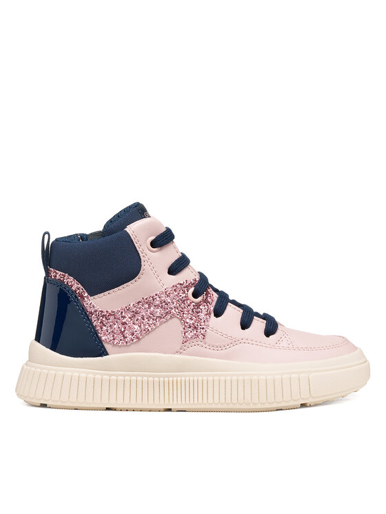 Geox Sneakersy J Laquinny Girl J66M3D 05402 C8WF4 M Różowy jasny