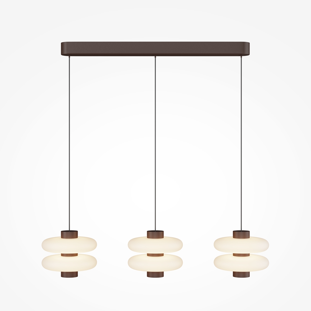 NUVEM nowoczesna lampa wisząca brązowa rdzawa LED 23W 3000K MOD497PL-L23BRK