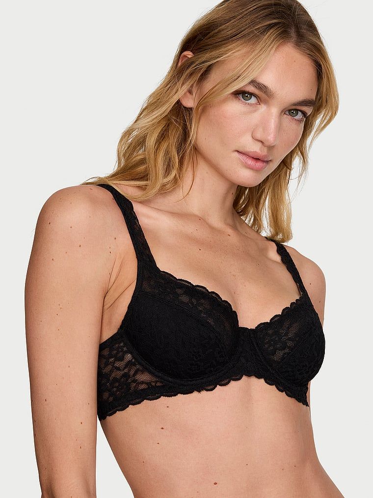 Victoria's Secret Biustonosz nieusztywniany balkonetka koronkowy