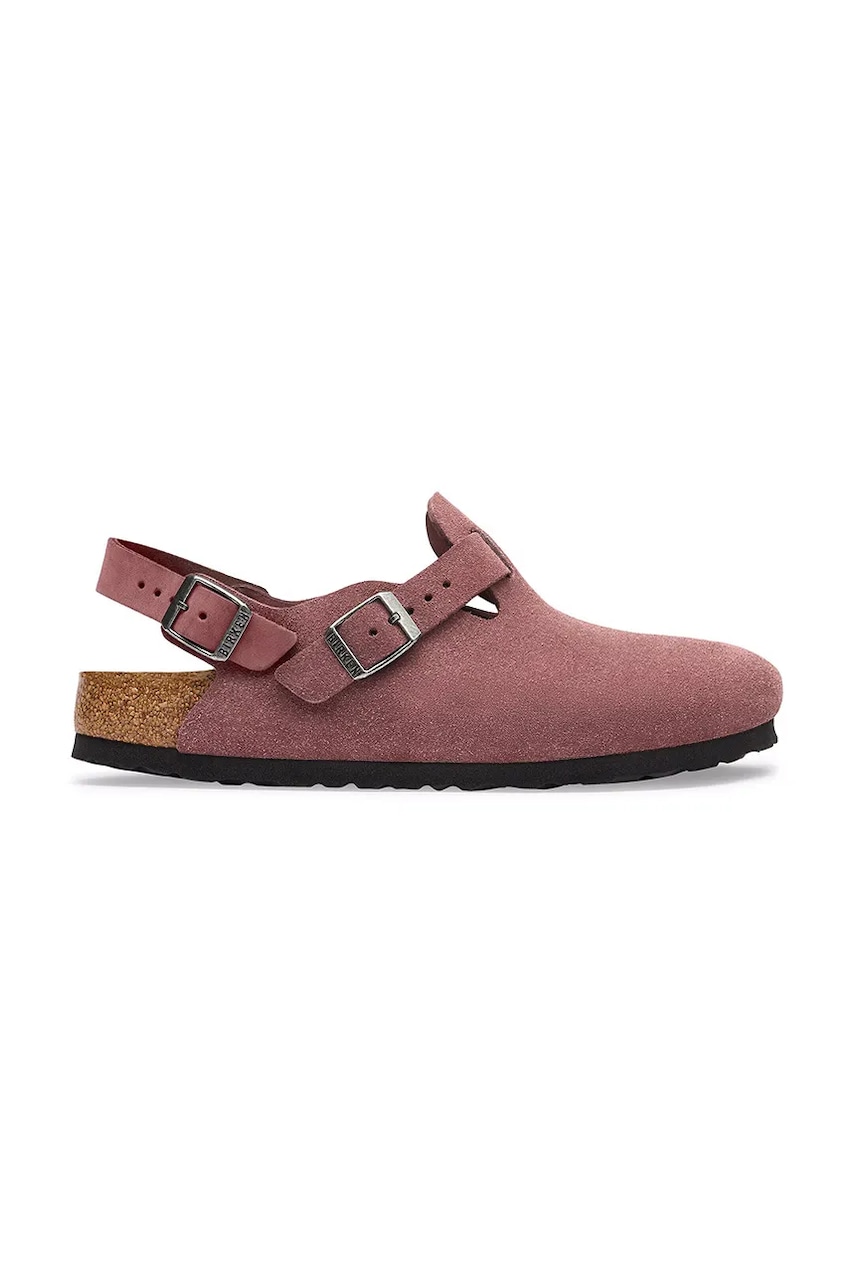 Birkenstock Tokio LEVE sandały z zakrytymi palcami damskie zamszowe