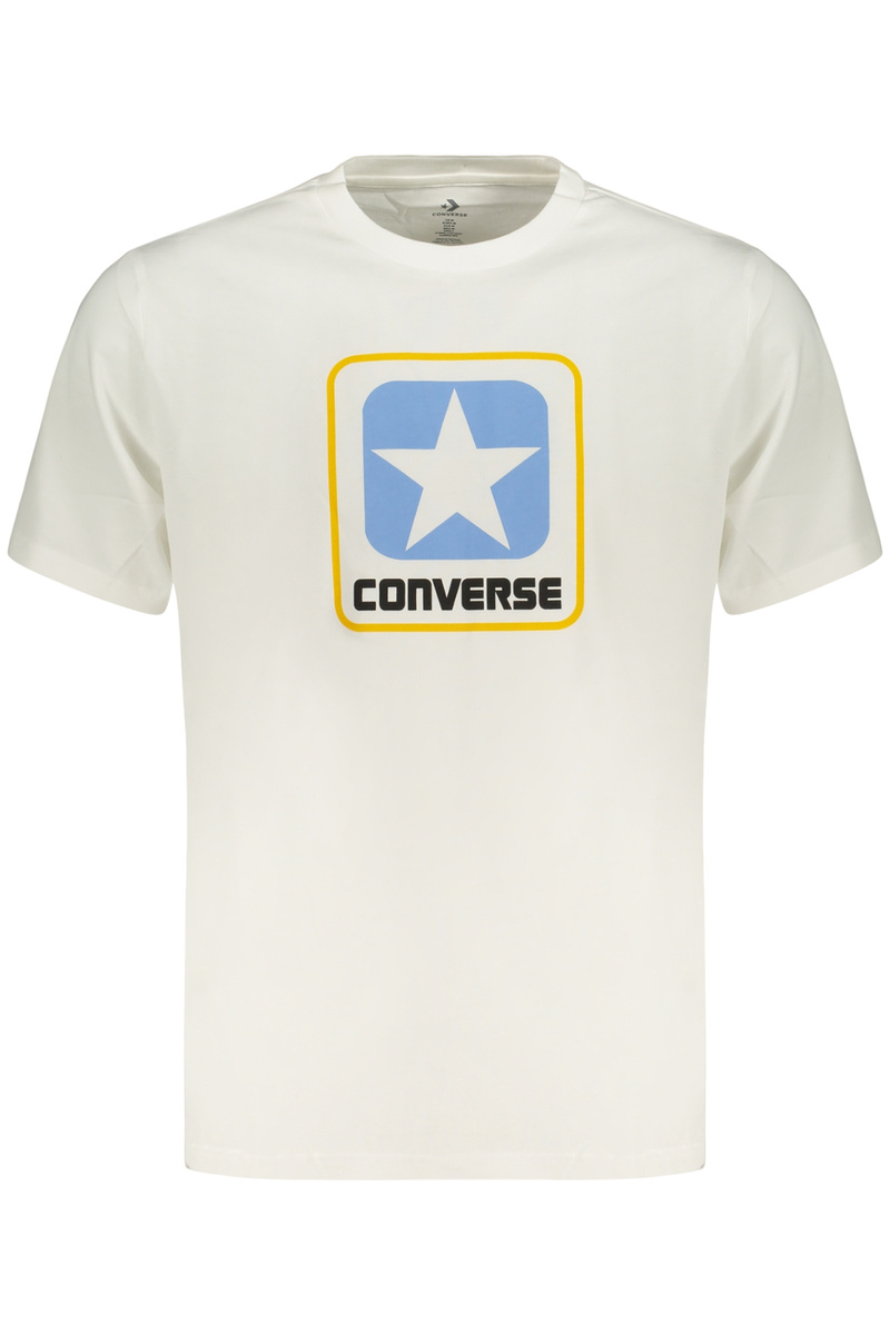 Koszulka męska z krótkim rękawem Converse, biała