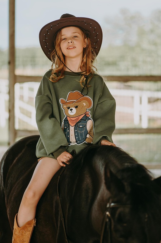 Bluza oversize Kowboj Teddy